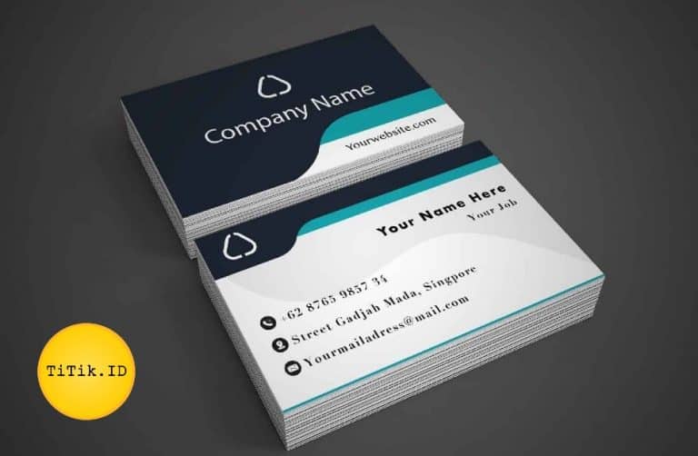 Cara Membuat Kartu Nama
