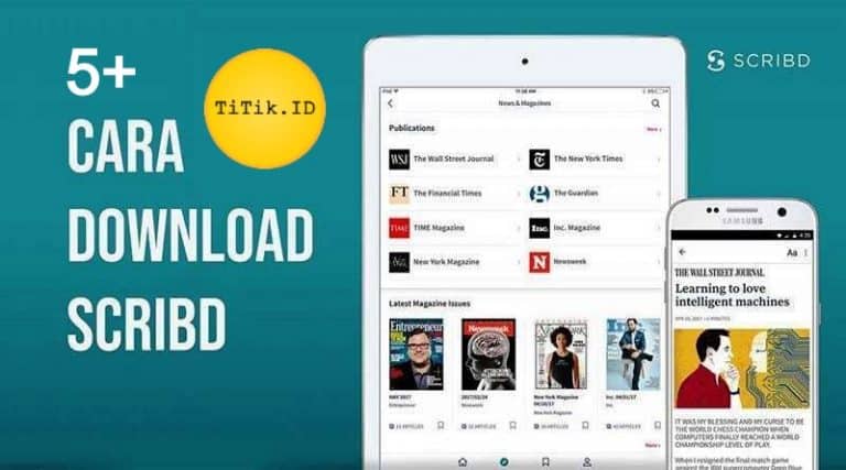 Cara Download File di Scribd