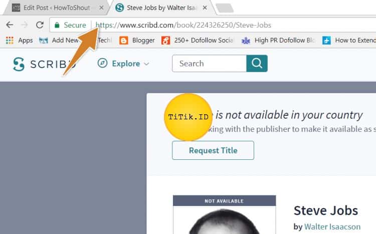 Generate Link Scribd