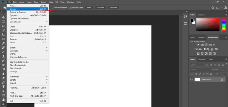 Menggunakan Adobe Photoshop 1