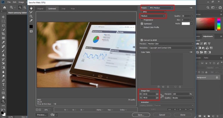 Menggunakan Adobe Photoshop 3