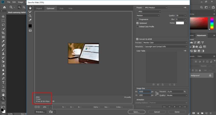 Menggunakan Adobe Photoshop 4