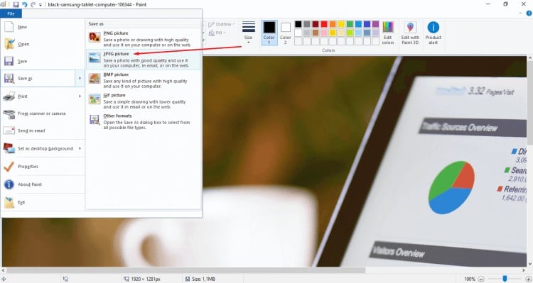 Menggunakan Microsoft Paint 4