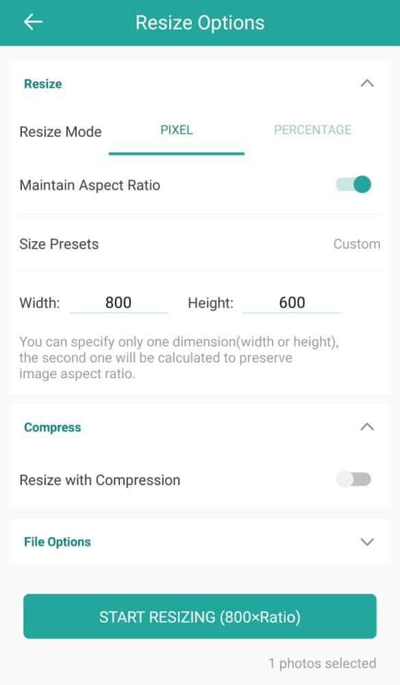 Photo Compress dan Resize 3