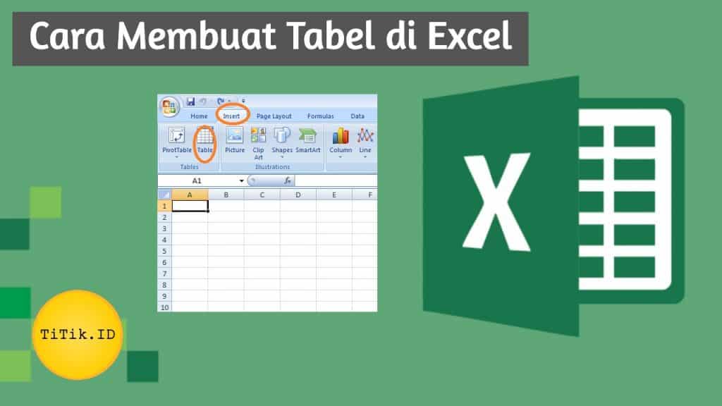 Cara Menggunakan And Membuat Tabel Di Excel Lengkap Dengan Fiturnya 0308