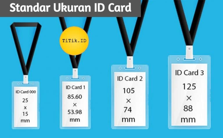 Normal Id Card Size