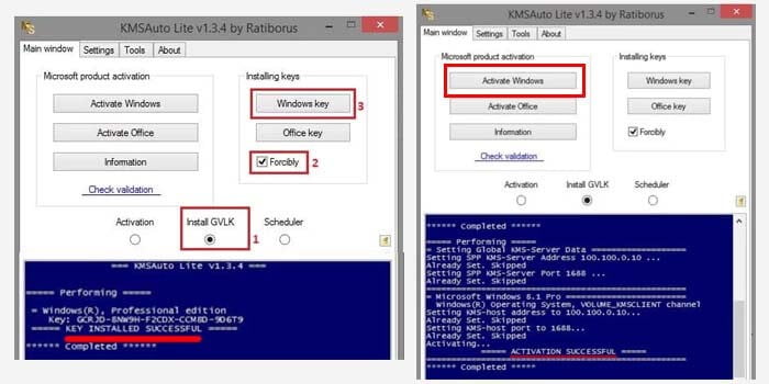 Aktivasi Windows 8 Pakai KMSAuto Lite
