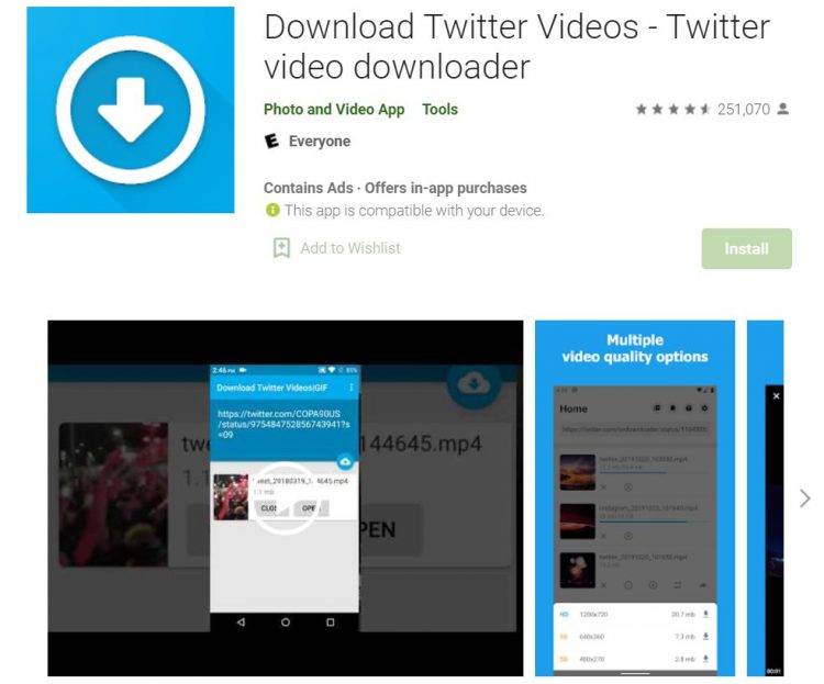 Download Twitter Videos