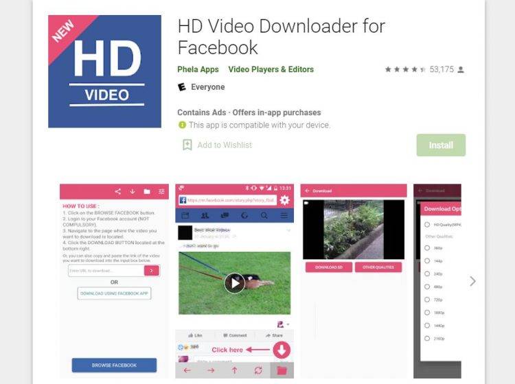 hd facebook video downloader online