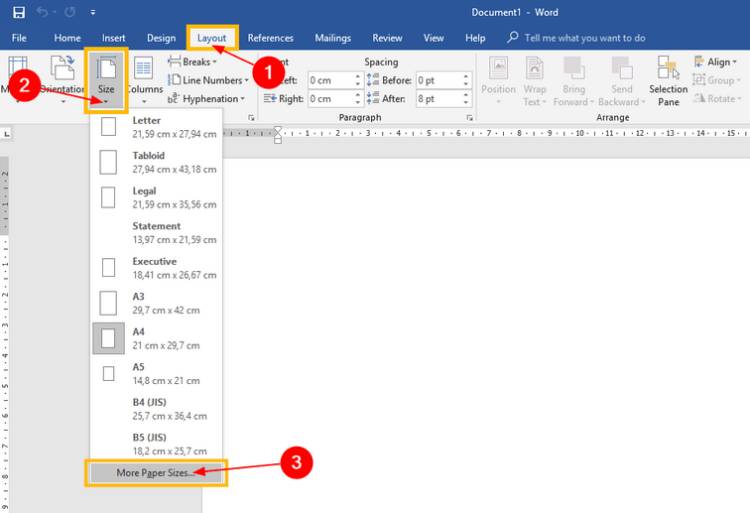 Ukuran Kertas F4 Dan Cara Mengaturnya Di Ms Word And Excel