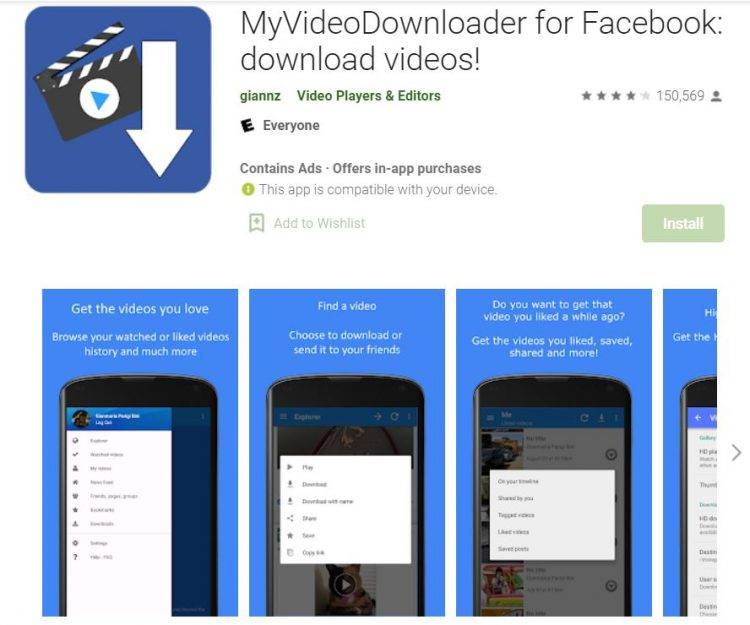 MyVideoDownloader for Facebook