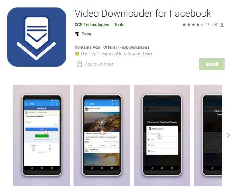 Facebook Video Downloader 6.17.9 download the new version for iphone