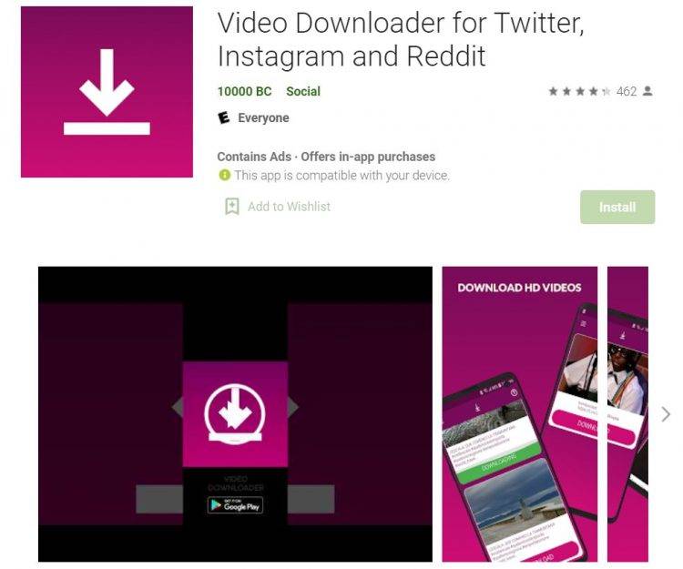 Video Downloader for Twitter by 10000 BC