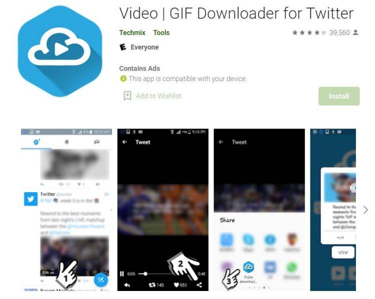 Video GIF Downloader for Twitter