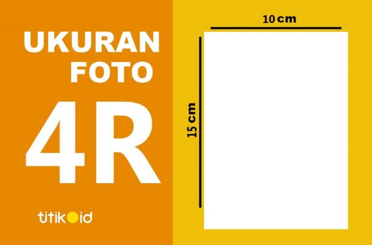 Ukuran Foto 4r Dan Cara Mengaturnya Di Microsoft Word