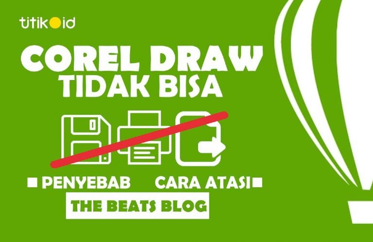 Cara Mengatasi Corel Draw Tidak Bisa Save
