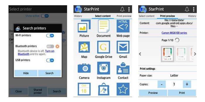 Cara Print dari HP StarPrint