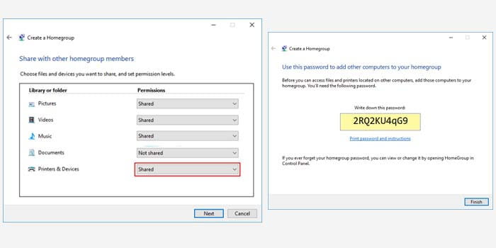 Menghubungkan Printer Bersama