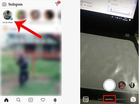 Akses Story Instagram