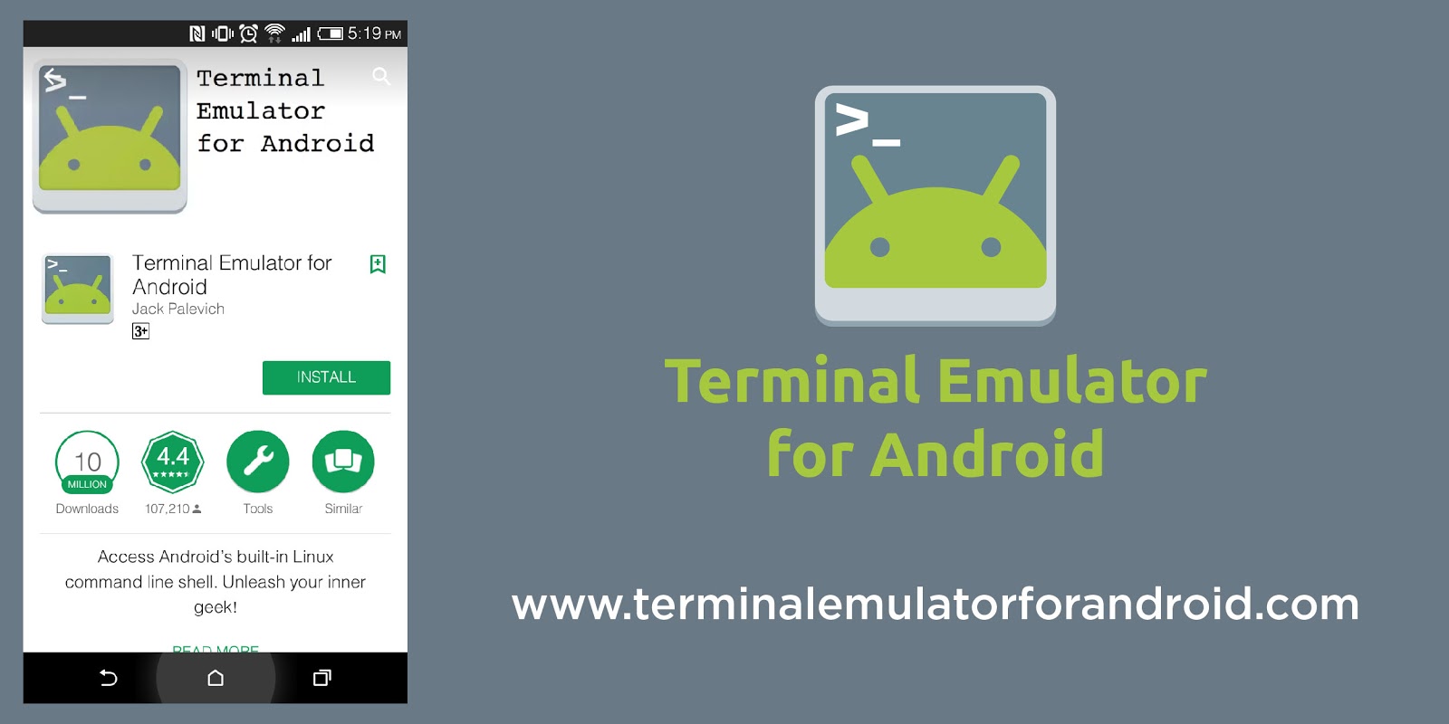 Aplikasi Terminal Emulator for Android