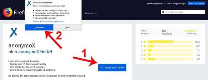 Cara Menggunakan Anonymox di Mozilla Firefox