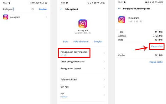 Cara Menghapus Cookies Instagram