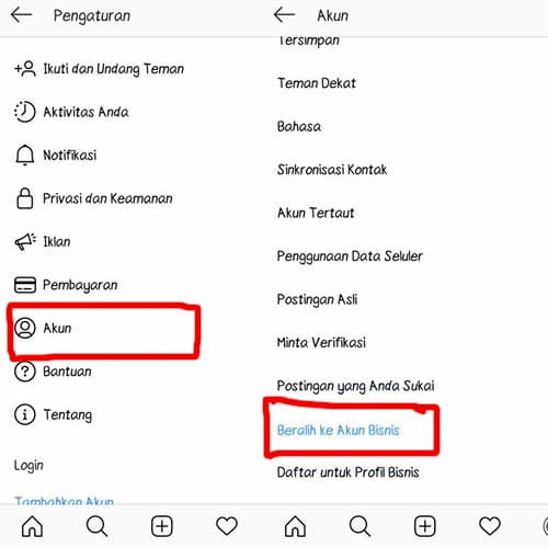 Mengubah Akun Instagram Pribadi Menjadi Profil Bisnis