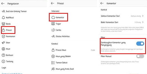 Cara Blokir Komentar Kasar Otomatis
