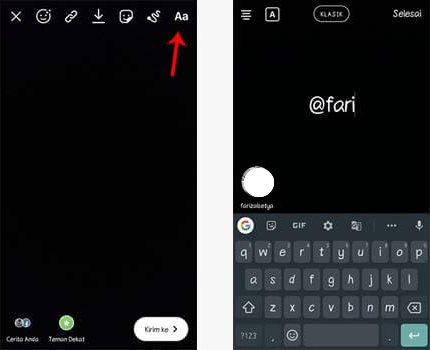 Cara Tag di Instagram Story