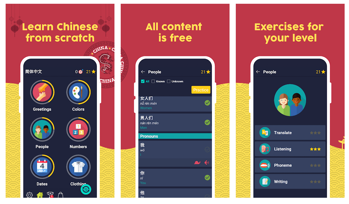Aplikasi Learn Chinese