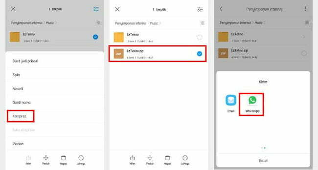 Cara Mengirim Folder Lewat WhatsApp Tanpa Aplikasi