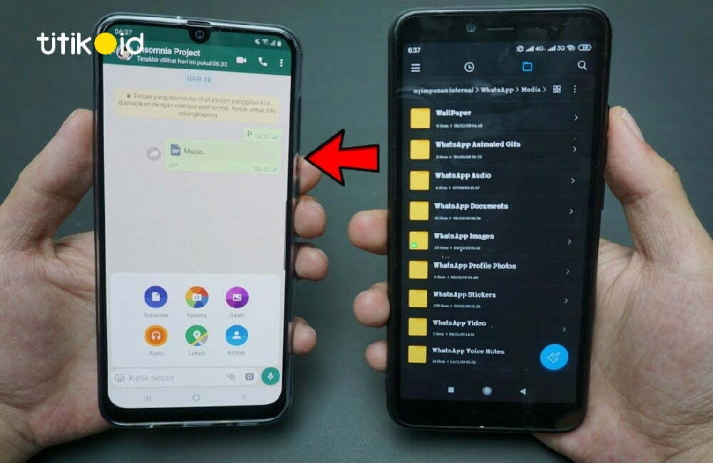 Cara Mengirim Folder Lewat WhatsApp