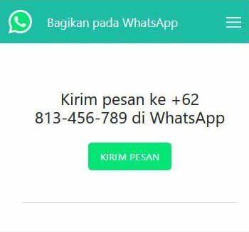 Membuat Link WhatsApp