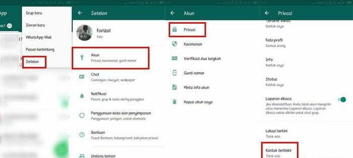 Membuka Blokiran Whatsapp