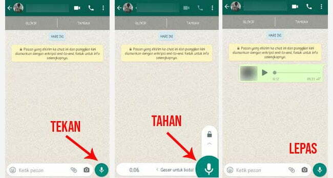 4+ Cara Voice Note WhatsApp (Kirim, Menyimpan & Memutar) | Titik ID