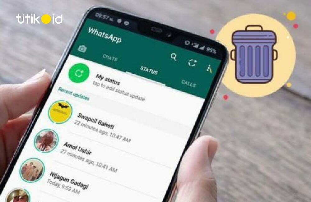 Cara Menghapus Status Orang Lain di WhatsApp