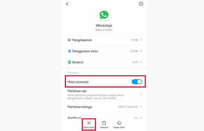 Cara Menonaktifkan Whatsapp