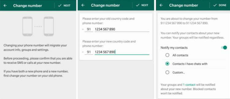 Fitur Ganti Nomor WhatsApp