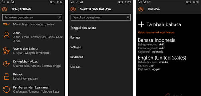 Ganti Bahasa WA di Windows Phone