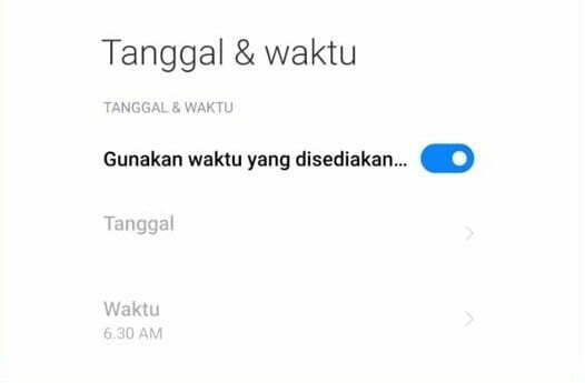 Sesuaikan Pengaturan Waktu HP